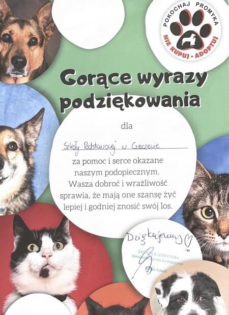 Zbiórka darów dla schroniska ''Promyk'' 